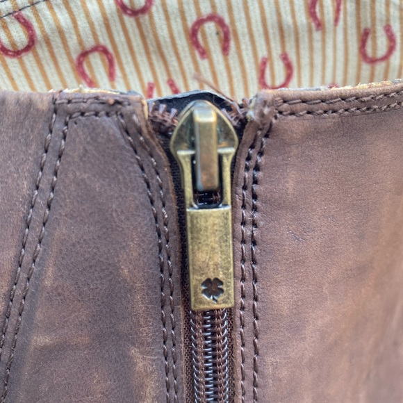 Lucky Brand Tall Leather Bootie Lace Up - Picture 4 of 4